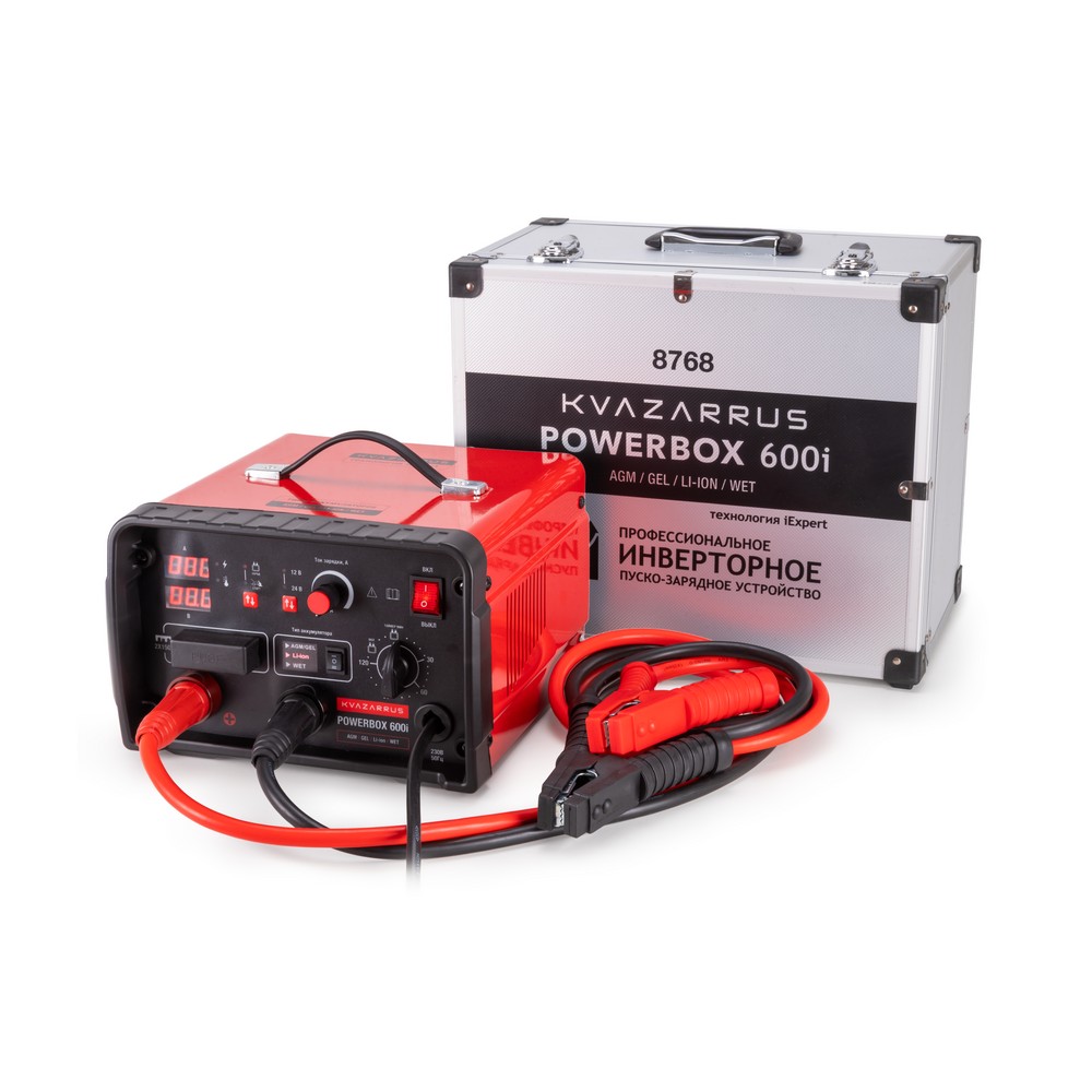 8768 Инверторное пуско-зарядное устройство KVAZARRUS PowerBox 600i