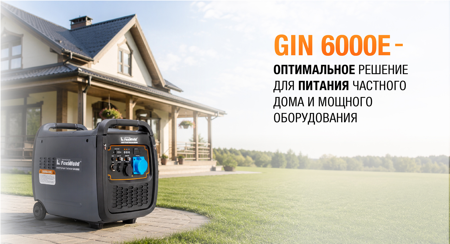 Электрогенераторы Foxweld GIN: энергия всегда под рукой