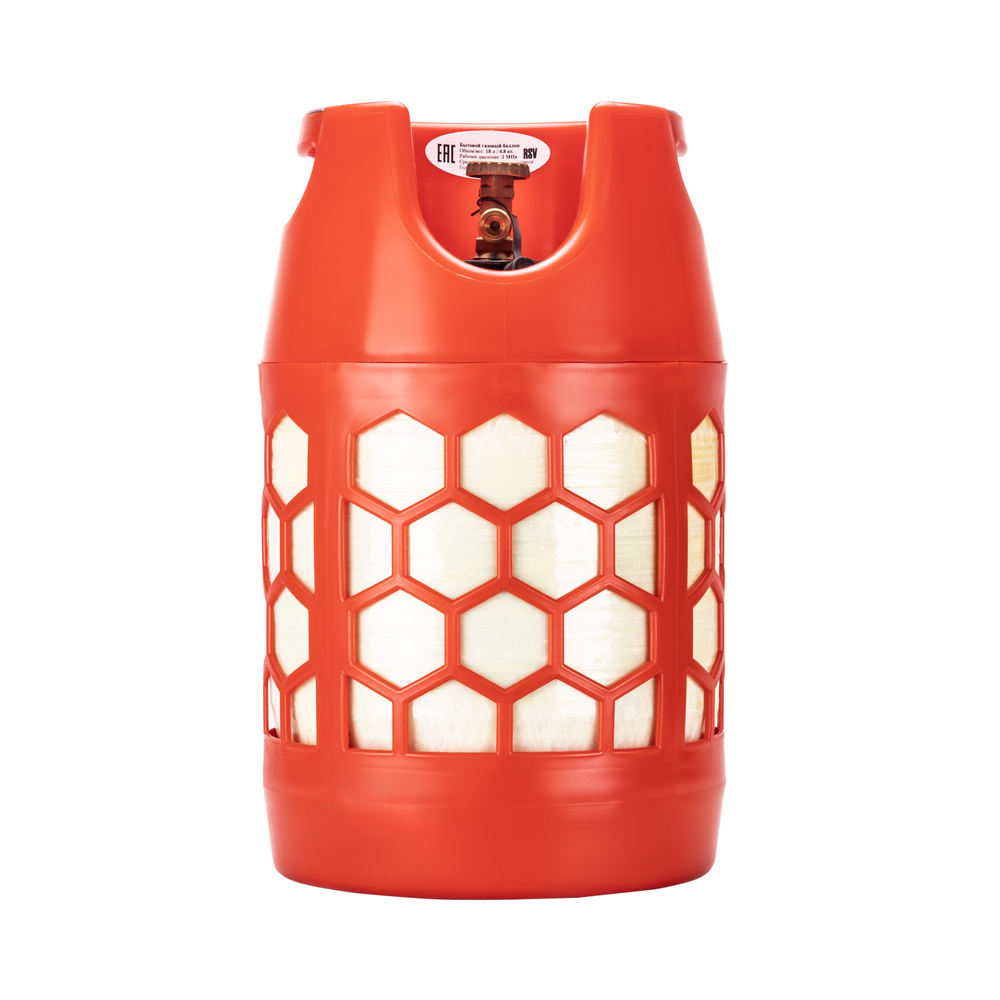 Баллон полимерно-композитный газовый, красный, 18 л (LPG/СУГ) RSV ...