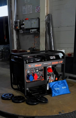 КОРОТКОЕ ВИДЕО: 8896 Дизельный генератор FoxWeld Expert D5500-3 HP