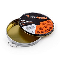 Круг отрезной по металлу FOXWELD WA 60 T BF, 125 х 1,0 х 22,2 мм, в метал. банке, 10 шт.