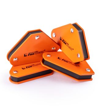 Набор угольников магнитных FIX KIT-4 4шт/комплект, 45/90/135град, усилие 4 х 4кг