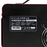 Инверторное пуско-зарядное устройство KVAZARRUS PowerBox 360i, таймер, пластиковый кейс