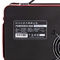 Инверторное пуско-зарядное устройство KVAZARRUS PowerBox 600i, таймер, цветная коробка