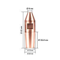 Электрод 21.023 для МТ д.20мм (1шт)