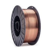 Проволока сварочная омедненная ER 70S-6 Foxweld (Св08Г2С) д.1.0мм, 15кг D300 (пр-во FoxWeld/КНР)