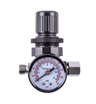 Регулятор давления со встроенным манометром 10 бар, 1/4" AERO