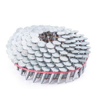 Гвоздь кровельный барабанный с кольцевой накаткой с цинковым покрытием 3,1 х 22 мм 120 шт. AERO