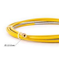 Канал 1,2-1,6мм сталь желтый, 3м (124.0041/GM0540, пр-во FoxWeld/КНР)