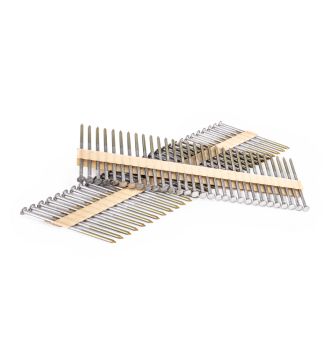 Гвозди реечные финишные P0A GL с цинковым покрытием, угол наклона 21 градус, 2,8 x 80 мм 150 шт. AERO