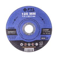 Круг отрезной по металлу FTL Expert II 125 х 1,0 х 22,2 мм A46SBF 