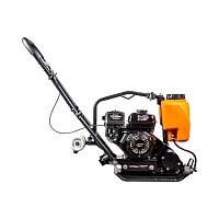 Виброплита FoxWeld PC 70/10, прямоходная, двигатель Lifan 168F-2, вес 70 кг, центробежная сила 10 кН, бак с водой, траспорт. колёса