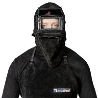 Маска сварщика из спилка