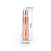 FoxWeld Корпус цанги 3,2мм TIG17/18/26 (701.0197/ТЕ0001-32, пр-во FoxWeld/КНР)