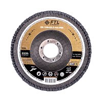 Круг лепестковый для шлифования по металлу FTL Excel 29 125 х 22,2 мм P80