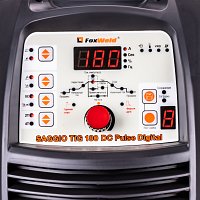 Аппарат аргонодуговой сварки SAGGIO TIG 180 DC Pulse Digital (пр-во FoxWeld/КНР)