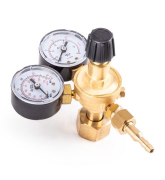 Регулятор FoxWeld WR550 mini (аргоновый/углекислотный, 1 манометр, 1 расходомер стрелочн., пр-во FoxWeld/КНР)