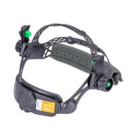 Маска сварщика КОРУНД МЕГА "красная" (ф-р MEGA LED) в коробке