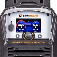 Комплект аппарата аргонодуговой сварки SAGGIO TIG 320 AC/DC PULSE LCD