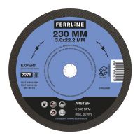 Круг отрезной по металлу FerrLine Expert 230 х 3 х 22,2 мм A46TBF  