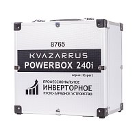 Инверторное пуско-зарядное устройство KVAZARRUS PowerBox 240i, таймер, алюминиевый кейс