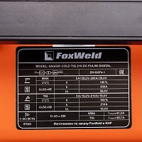 Аппарат аргонодуговой сварки SAGGIO COLD TIG 210 DC PULSE DIGITAL