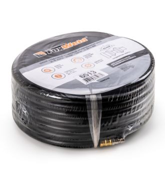 Резиновый маслостойкий воздушный шланг с фитингами Rapid, 20 бар, 15х9 мм, 25 м. AERO