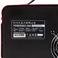Инверторное пуско-зарядное устройство KVAZARRUS PowerBox 420i, таймер, пластиковый кейс