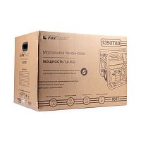 Мотопомпа бензиновая FoxWeld 1350T80 для грязной воды