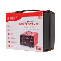 Инверторное пуско-зарядное устройство KVAZARRUS PowerBox 420i, таймер, пластиковый кейс