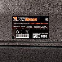 Генератор бензиновый Foxweld Expert G6900E TwinPower 6 кВт/9,4 кВА